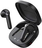 SoundPEATS TrueAir2 Auriculares inalámbricos Bluetooth 5.2 Qualcomm3040 aptX TrueWireless Mirroring, 4-Micrófonos Cancelación de Ruido CVC Llamadas Claras, Diseño Semi-in-Ear, 25 Horas (Blanco)