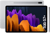 Samsung Galaxy Tab S7+ - Tablet de 12.4" QHD (5G, Procesador Qualcomm Snapdragon 865 Plus, RAM de 6GB, Almacenamiento de 128GB, Android 10, S Pen incluido) - Color Plata [Versión española]