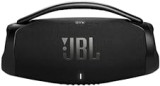JBL Boombox 3 Wifi Altavoz Bluetooth inalámbrico, resistente al agua y al polvo IP67, con batería de hasta 24 horas de duración, en negro