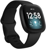 Fitbit Versa 3 - Smartwatch de salud y forma física con GPS integrado, análisis continuo de la frecuencia cardiaca, Alexa integrada y batería de +6 días,