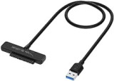SABRENT Adaptador SATA a USB 3.0 para Disco Duro SSD/HDD 2,5" | Velocidades de 5Gbps, Soporta UASP SATA I II III [EC-SSHD]