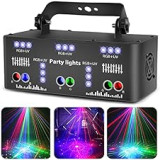 Littleboyny Decolight Party Light, LED RGB Licht DJ Proyector Música Control de música DJ DISCO LICHTER, DMX ALIVERNE EFECTIVO PARA KTV JELLIES FAMILIA CUMBITABLE DE CUMPLEABLES